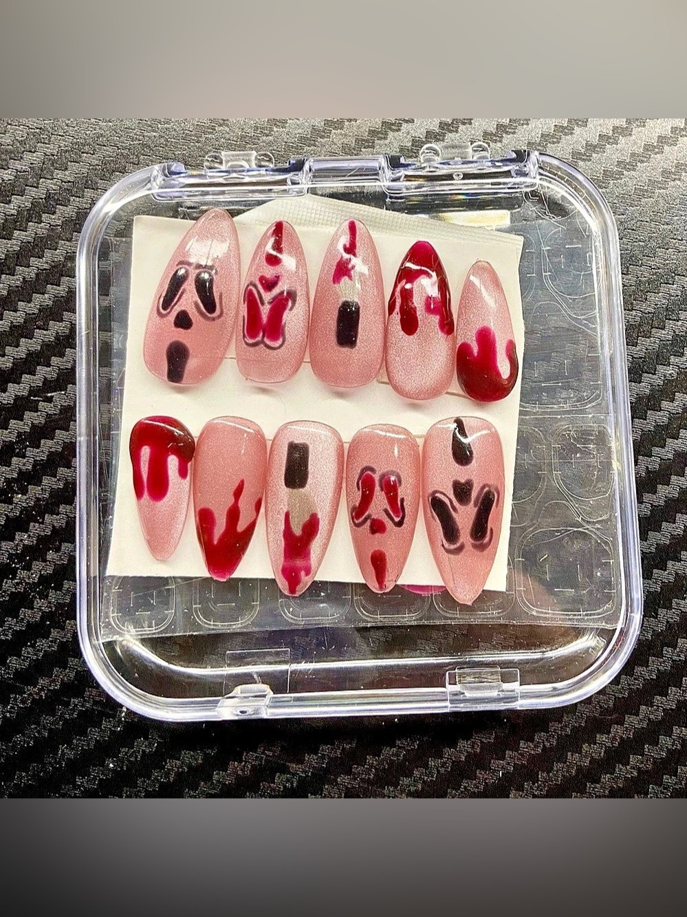 Ghostface Press-On Nails